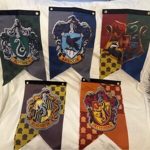 Hogwarts House Banners Set